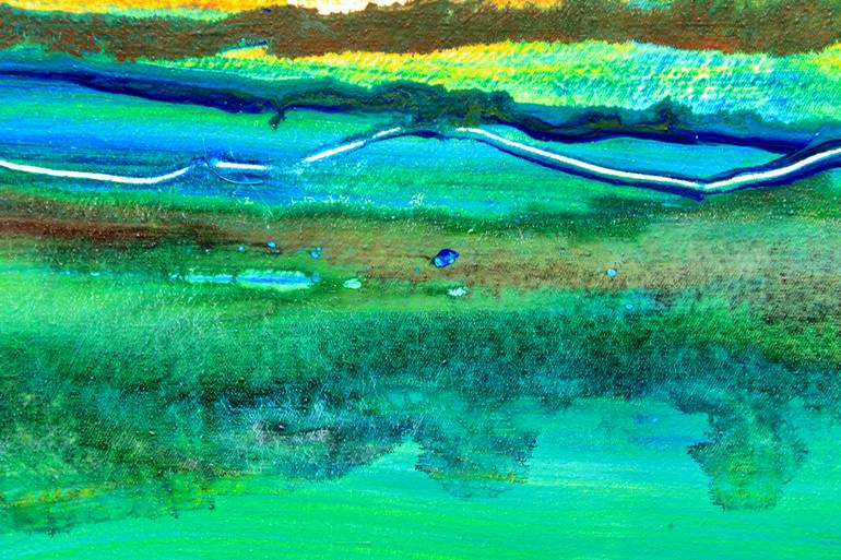 Original Abstract Expressionism Abstract Painting by Michael Lauer