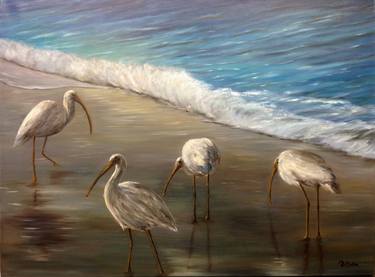 Print of Beach Paintings by Donna Muller