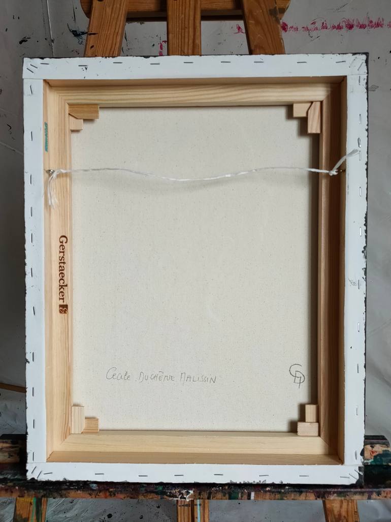 Original Figurative People Mixed Media by Cécile Duchêne Malissin