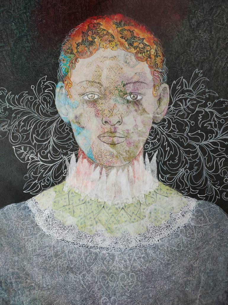 Original People Mixed Media by Cécile Duchêne Malissin