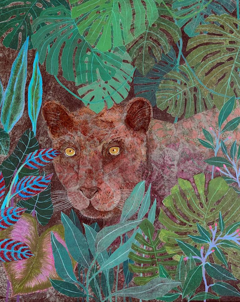Original Animal Mixed Media by Cécile Duchêne Malissin