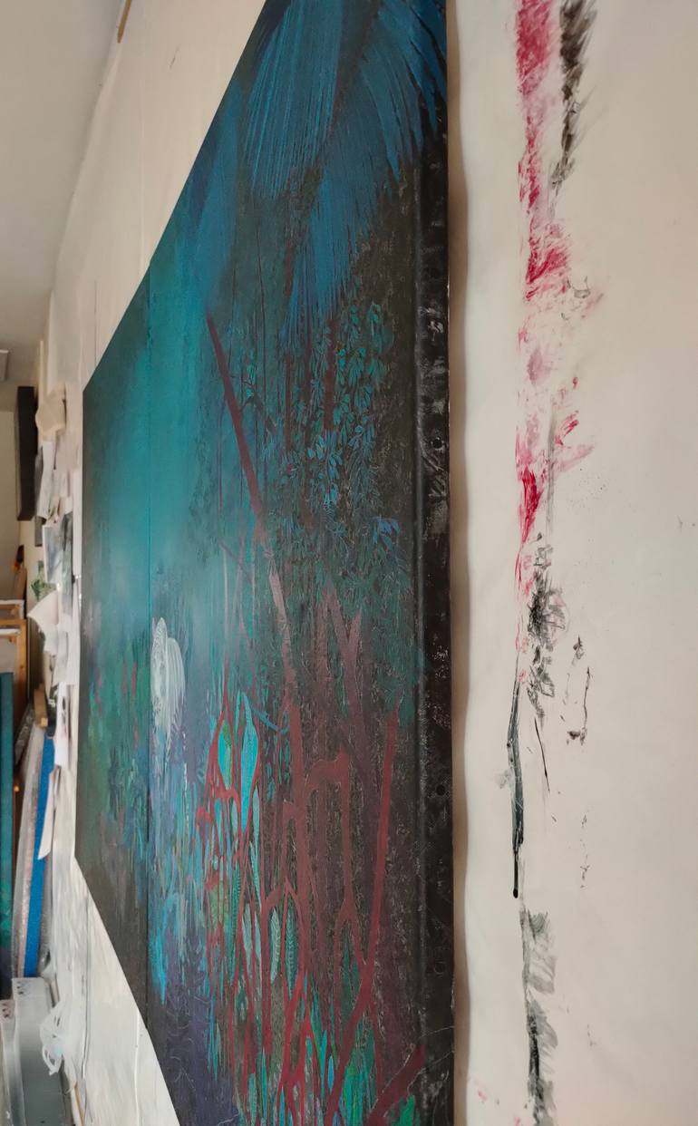 Original Figurative Animal Mixed Media by Cécile Duchêne Malissin