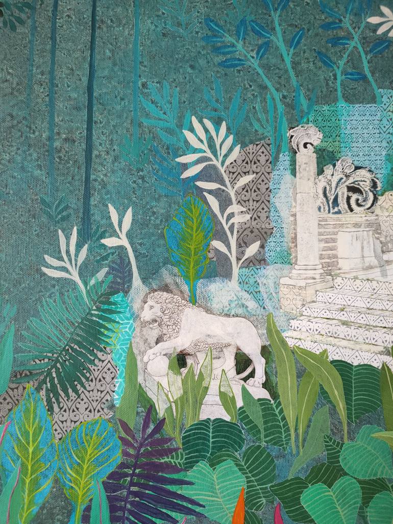 Original Figurative Landscape Mixed Media by Cécile Duchêne Malissin