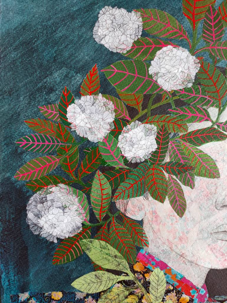 Original Baroque People Mixed Media by Cécile Duchêne Malissin