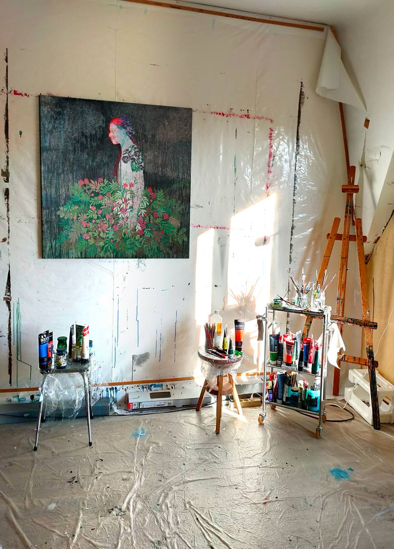 Original Figurative People Painting by Cécile Duchêne Malissin