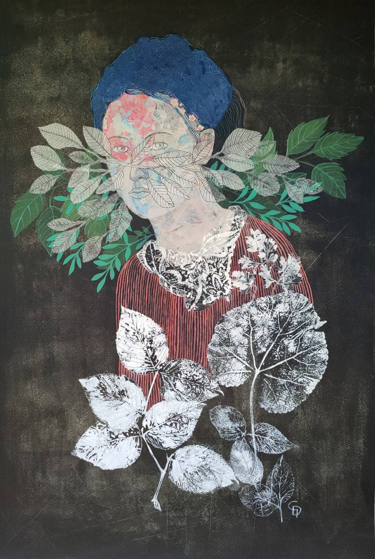 Original Figurative People Paintings by CéCile DuchêNe Malissin