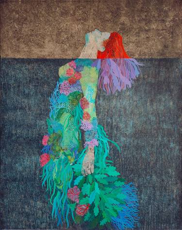 Original Figurative Water Mixed Media by Cécile Duchêne Malissin