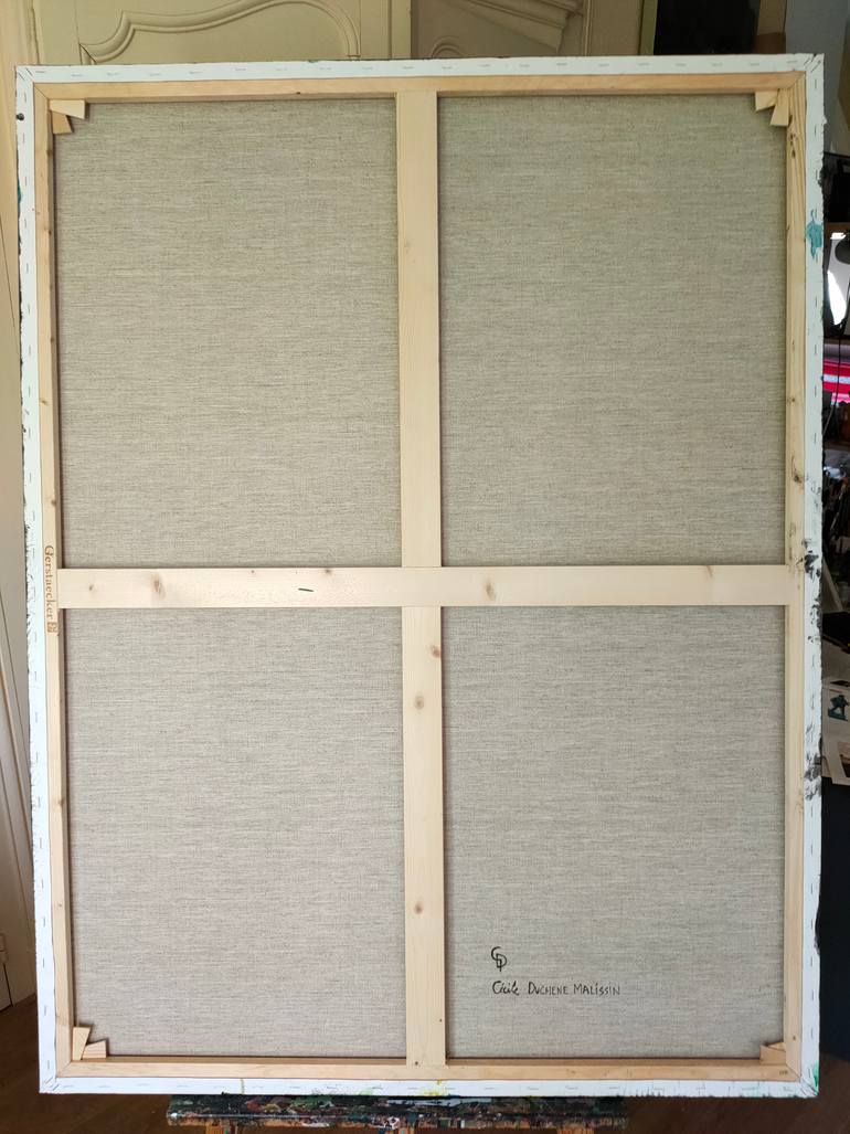 Original Baroque People Mixed Media by Cécile Duchêne Malissin