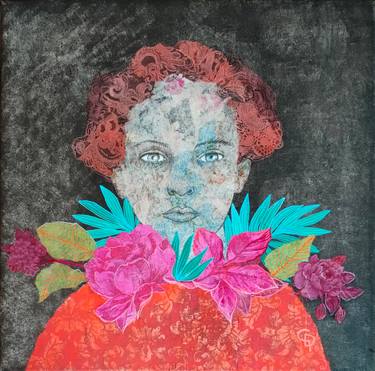 Original Figurative People Paintings by Cécile Duchêne Malissin