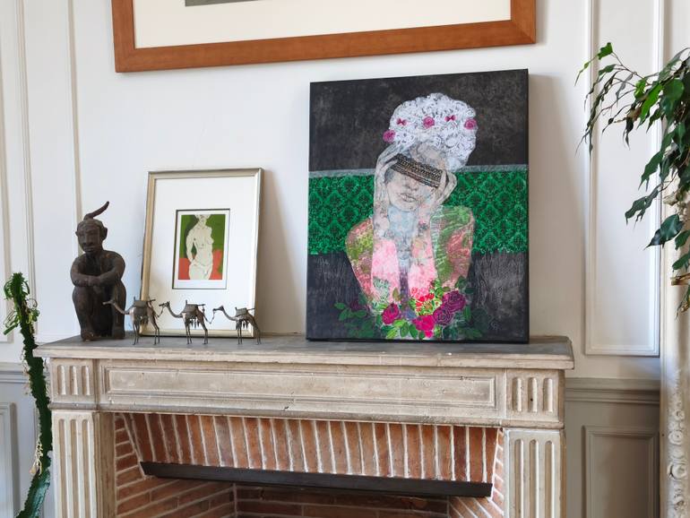 Original Documentary People Mixed Media by Cécile Duchêne Malissin