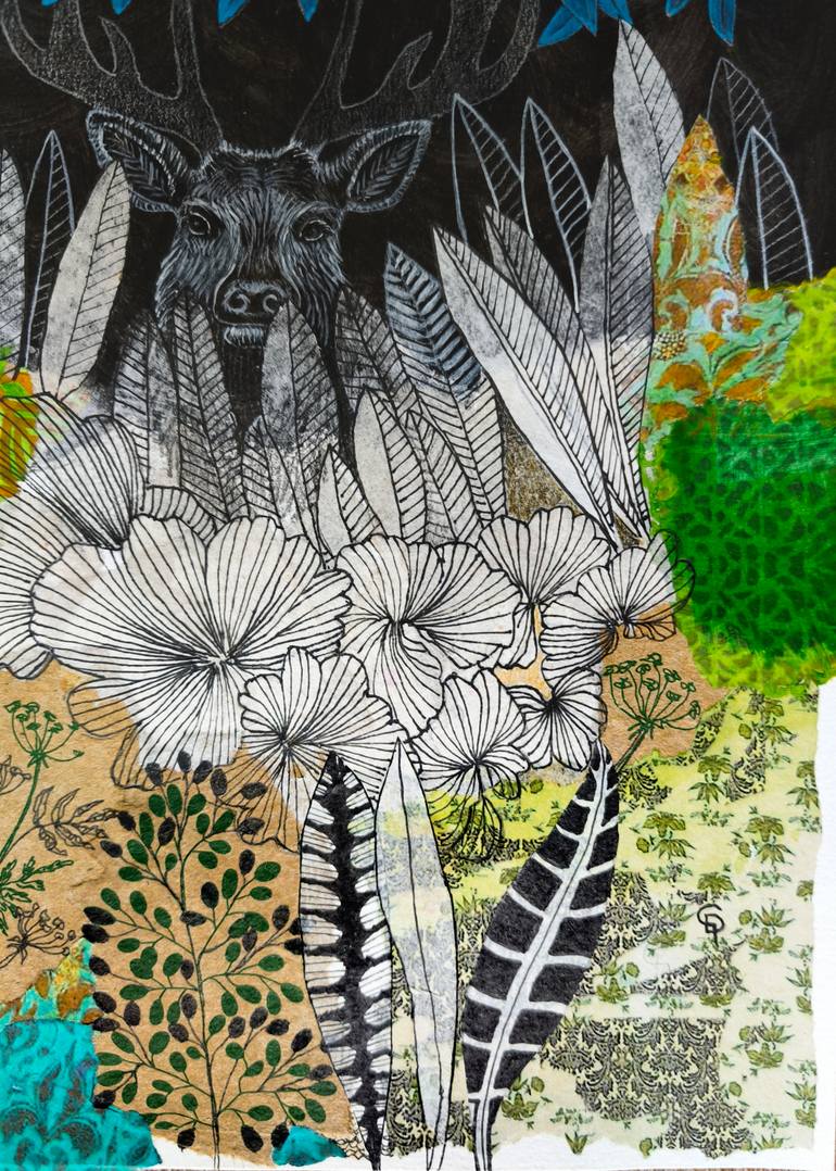 Original Figurative Nature Mixed Media by Cécile Duchêne Malissin