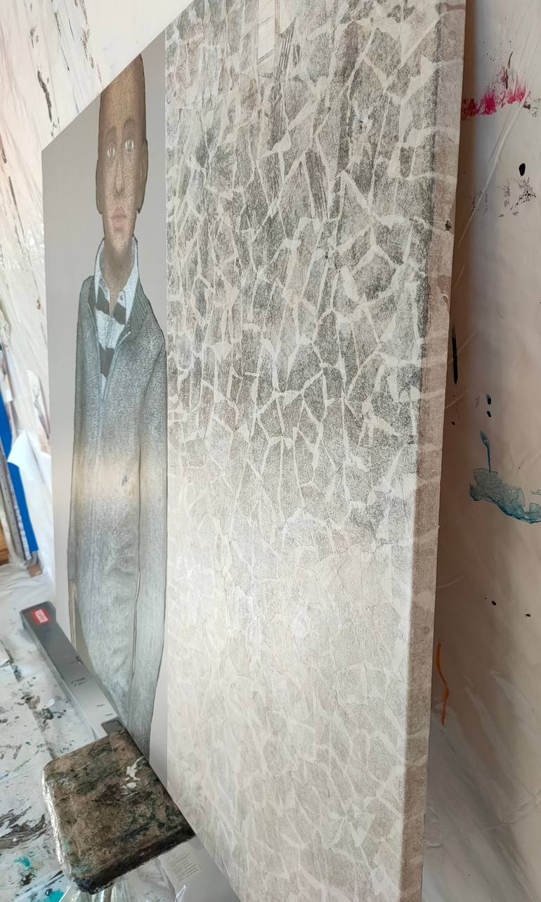 Original Expressionism People Mixed Media by Cécile Duchêne Malissin