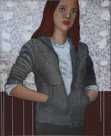 Original Figurative Portrait Paintings by Cécile Duchêne Malissin