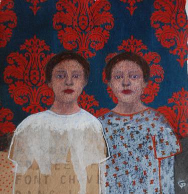 Original Fine Art People Paintings by Cécile Duchêne Malissin