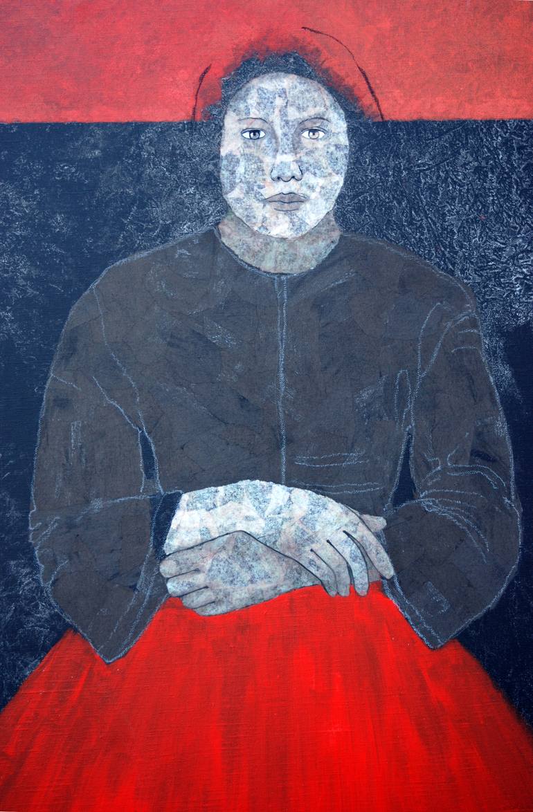 Original Portrait Painting by Cécile Duchêne Malissin