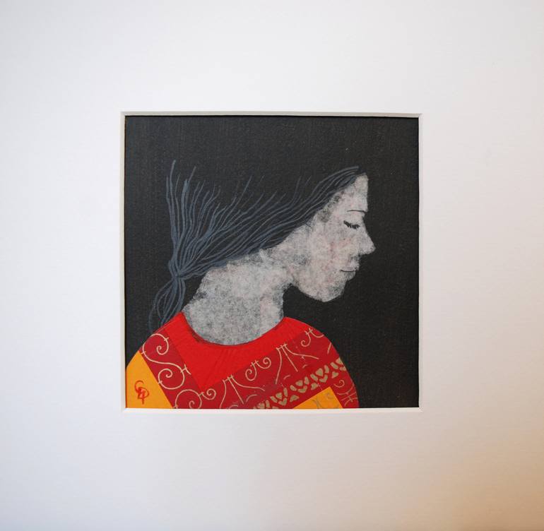 Original Figurative Portrait Painting by Cécile Duchêne Malissin