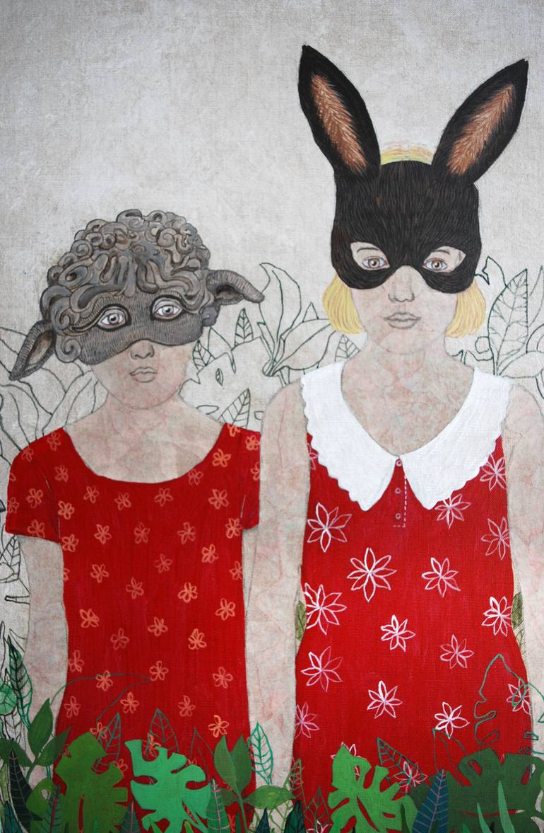 Original Figurative People Painting by Cécile Duchêne Malissin