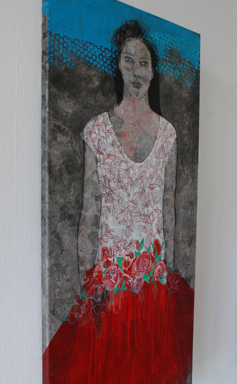 Original Figurative Portrait Painting by Cécile Duchêne Malissin