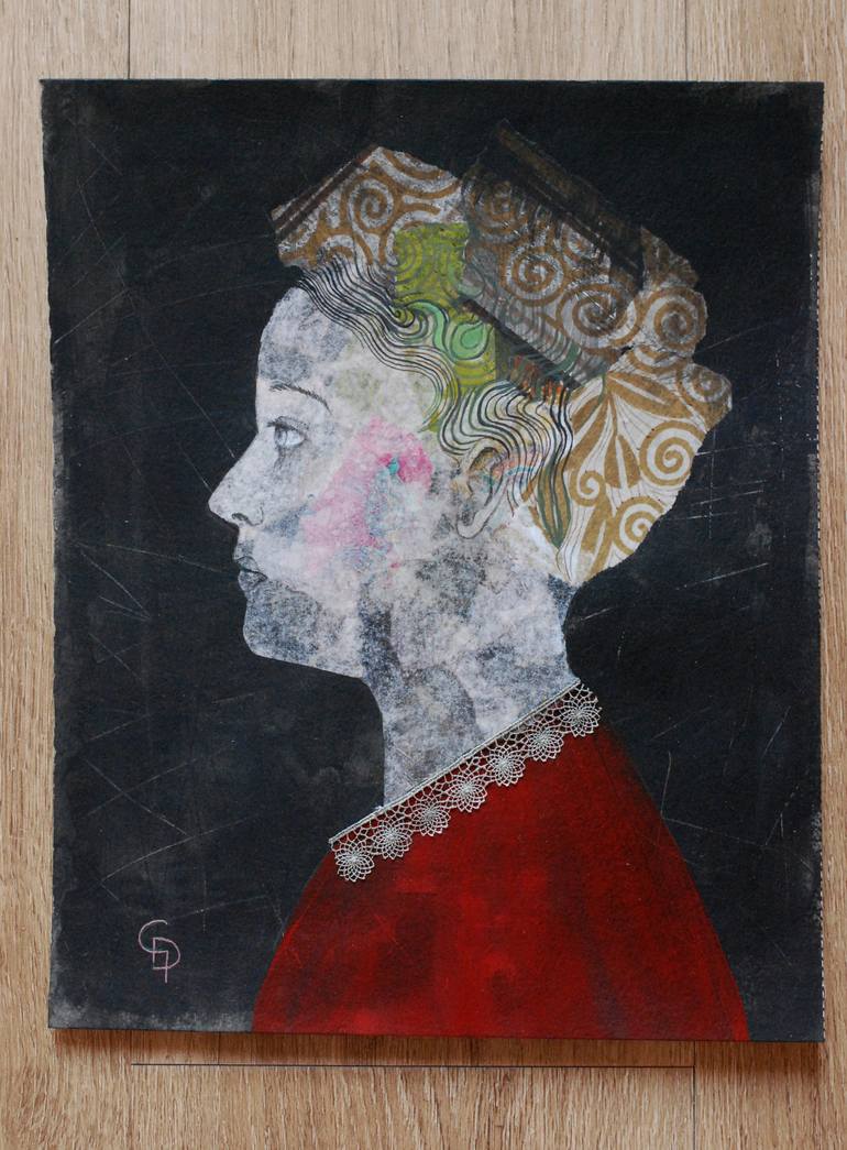 Original Figurative Portrait Painting by Cécile Duchêne Malissin