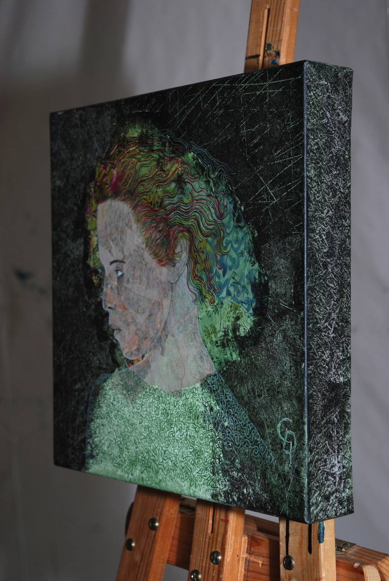 Original Figurative Portrait Painting by Cécile Duchêne Malissin