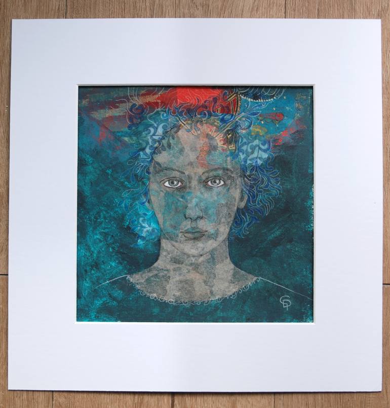 Original Figurative Water Painting by Cécile Duchêne Malissin