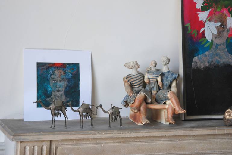 Original Expressionism Water Painting by Cécile Duchêne Malissin