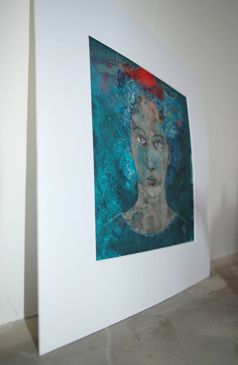 Original Figurative Water Painting by Cécile Duchêne Malissin