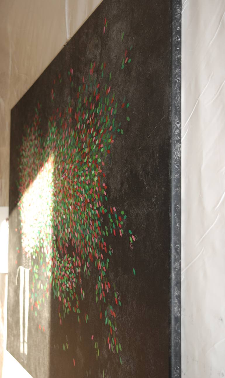 Original Conceptual People Painting by Cécile Duchêne Malissin