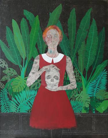 Original Mortality Paintings by Cécile Duchêne Malissin