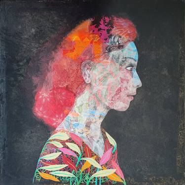 Original Street Art Portrait Paintings by Cécile Duchêne Malissin