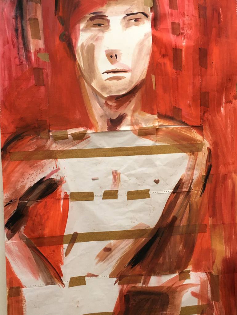 Original Figurative People Paintings by Louise Camrass