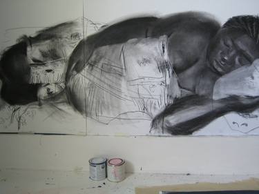 Original Realism People Drawings by louise camrass