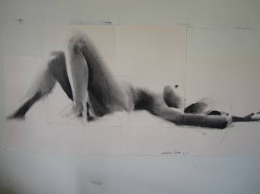 Print of Body Drawings by louise camrass