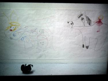 Original Dada Animal Drawings by louise camrass