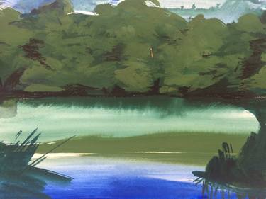 Original Modern Nature Paintings by louise camrass
