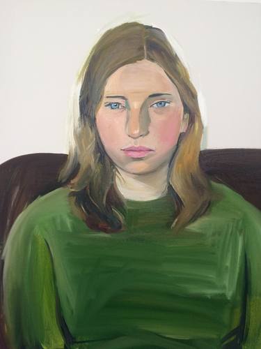 Original Figurative People Paintings by louise camrass