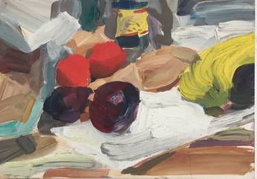 Original Still Life Paintings by louise camrass