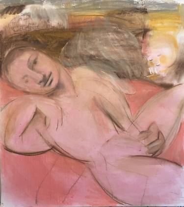 Original Figurative Body Drawings by louise camrass