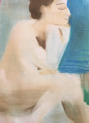Print of Figurative Women Drawings by louise camrass