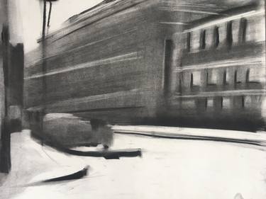 Original Fine Art Cities Drawings by louise camrass