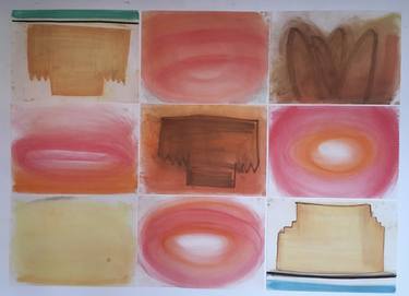 Original Abstract Drawings by Louise Camrass