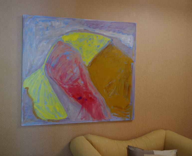 Original Conceptual Abstract Painting by MICHAEL KUEGLE