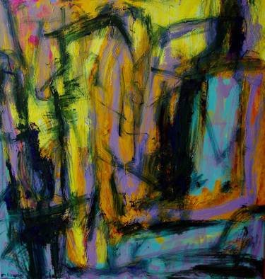 Original Abstract Expressionism Abstract Paintings by MICHAEL KUEGLE