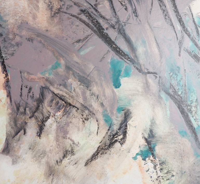 Original Abstract Expressionism Abstract Painting by Ln Le Cheviller