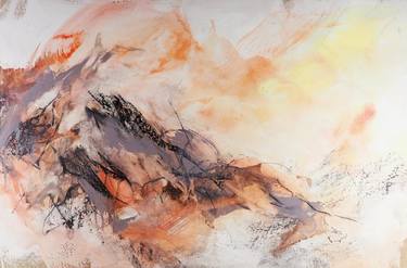 Original Abstract Paintings by LN Le Cheviller