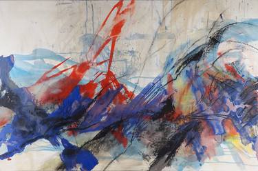 Original Abstract Expressionism Abstract Paintings by LN Le Cheviller