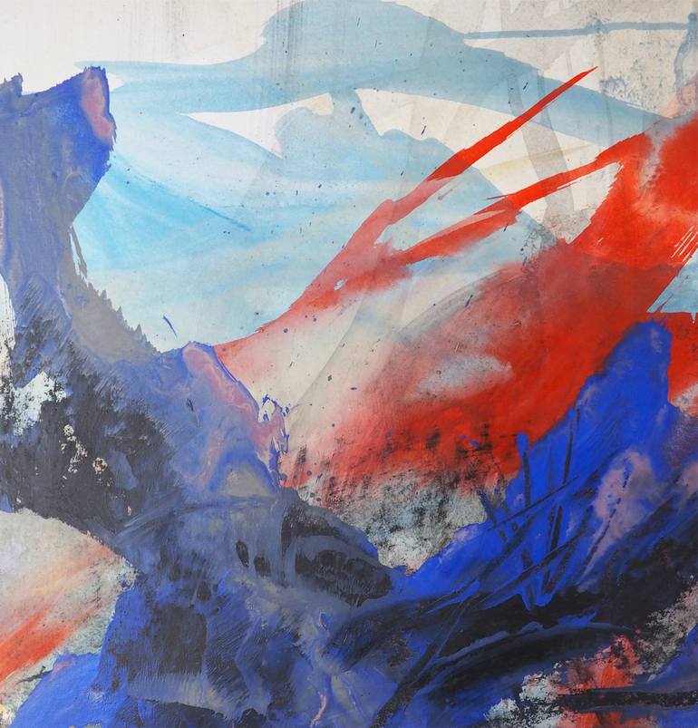 Original Abstract Painting by LN Le Cheviller
