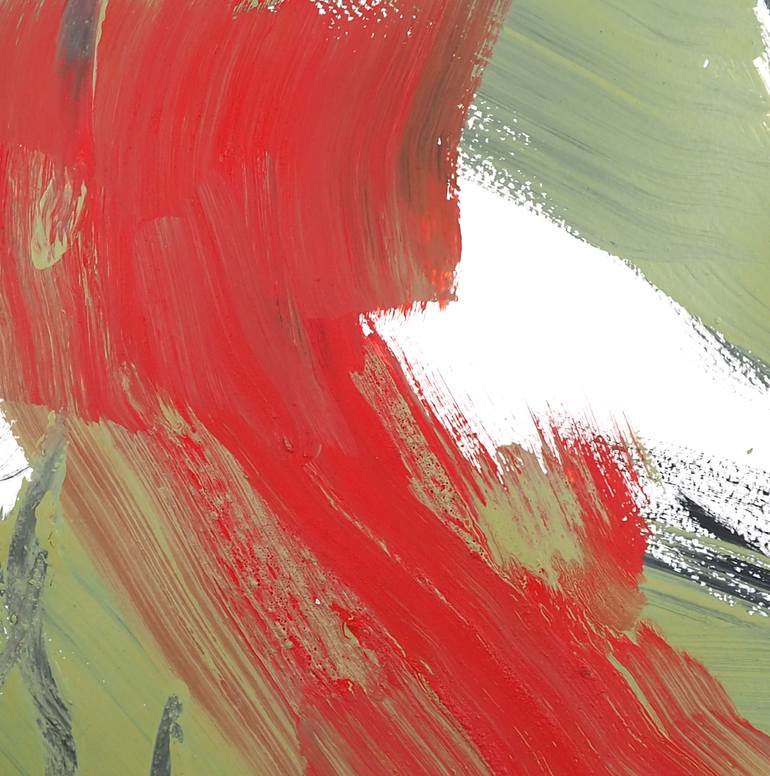 Original Abstract Expressionism Abstract Painting by Ln Le Cheviller