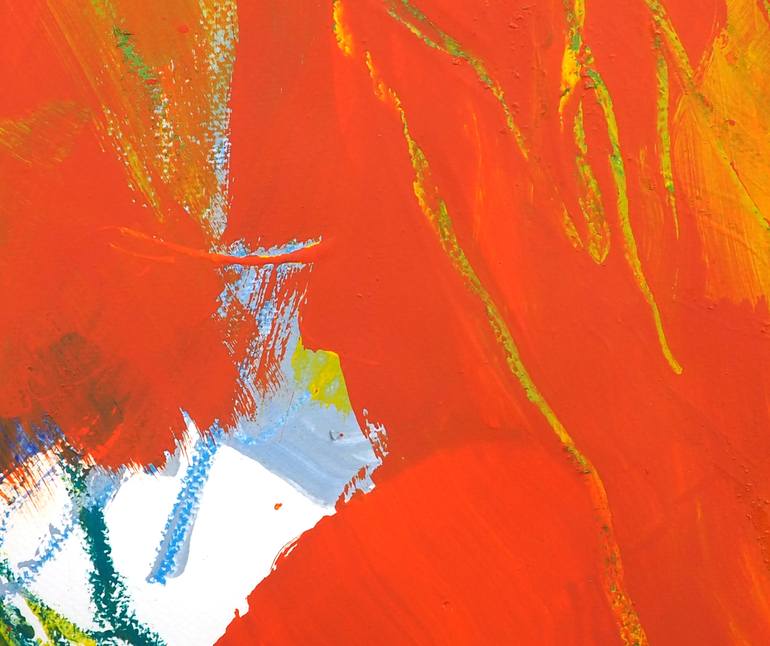 Original Abstract Expressionism Abstract Painting by Ln Le Cheviller