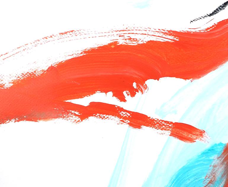 Original Abstract Expressionism Abstract Painting by Ln Le Cheviller